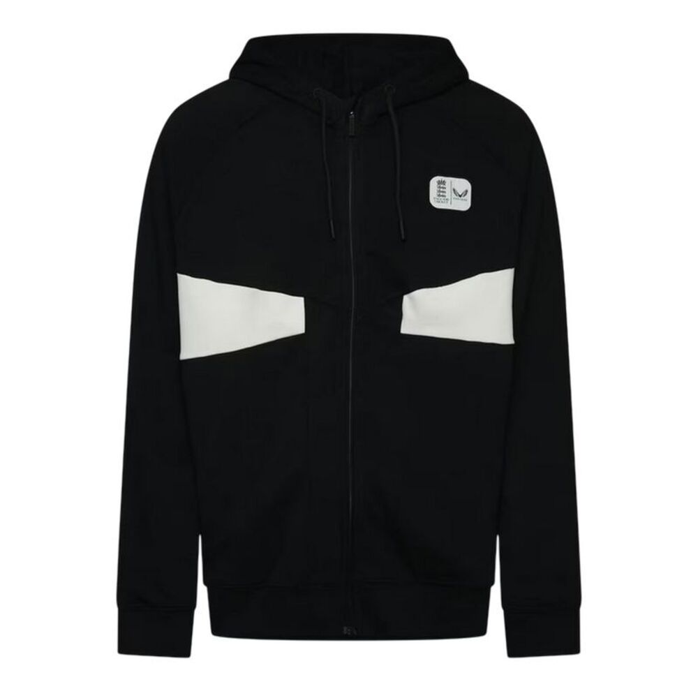 Castore Mens England Cricket Full Zip Training Hoodie / Caviar